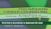 [Download] Postmodern Career Counseling: A Handbook of Culture, Context, and Cases Paperback Free