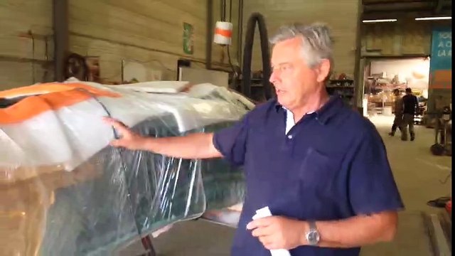 Patrick Palem présente les travaux réalisés sur la statue Saint-Martin de la basilique de Tours