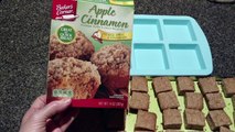 Apple Cinnamon Muffins Baked Freeze Dried Crunchy Dry Snack Harvest Right Freeze Dryer