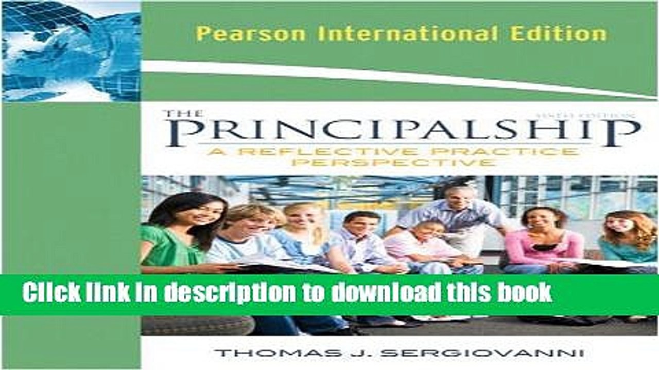 [Download] The Principalship: A Reflective Practice Perspective Kindle Online