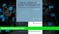 Must Have PDF  Clinical Studies in Neuro-Psychoanalysis  Best Seller Books Best Seller