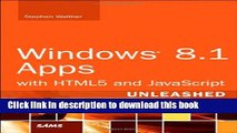 [Popular] Windows 8.1 Apps with HTML5 and JavaScript Unleashed Kindle Free