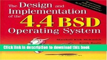 [Popular] The Design and Implementation of the 4.4 BSD Operating System Hardcover OnlineCollection