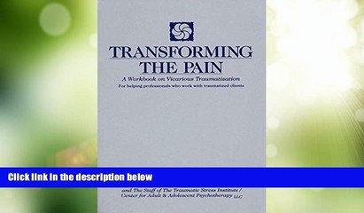 Big Deals  Transforming the Pain: A Workbook on Vicarious Traumatization (Norton Professional