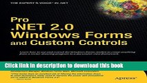 [Popular] Pro .NET 2.0 Windows Forms and Custom Controls in C# Kindle OnlineCollection