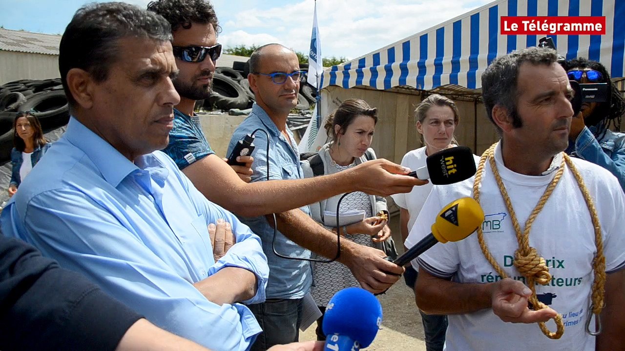 Sulniac (56). Xavier Beulin défend "toutes les filières d'élevage en Bretagne"
