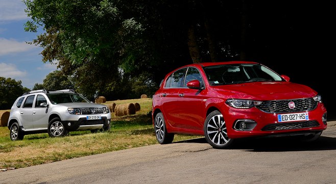 Dacia Duster vs Fiat Tipo : la loi du marché [COMPARATIF VIDEO]