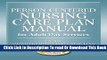 [Download] Person-Centered Nursing Care Plan Manual for Adult Day Services Kindle Online