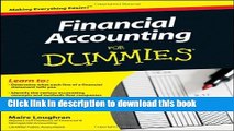 [Popular] Financial Accounting For Dummies Kindle Online
