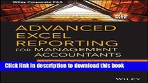 [Popular] Advanced Excel Reporting for Management Accountants Kindle Online