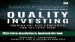 [Popular] Quality Investing: Owning the best companies for the long term Paperback Collection