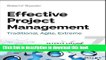 [Popular] Effective Project Management: Traditional, Agile, Extreme Hardcover OnlineCollection