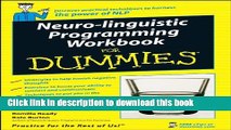 [Popular Books] Neuro-Linguistic Programming Workbook For Dummies Free Online