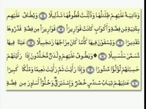 RECIT CORAN - ABDELBASSET ABDESSAMAD - (76)