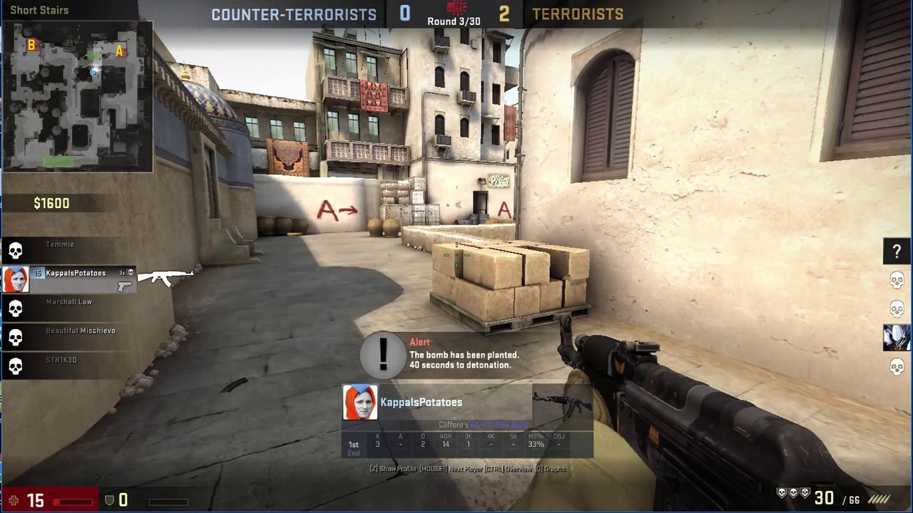 Counter Strike: Global Offensive (Competitive Online Gameplay)