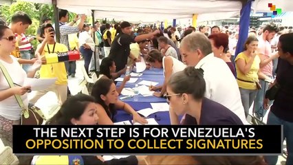 Venezuela Announces Roadmap to Recall Referendum