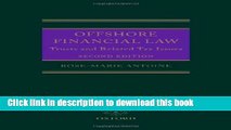 [Popular] Offshore Financial Law: Trusts and Related Tax Issues Hardcover Online