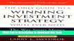 [Popular] The Only Guide to a Winning Investment Strategy You ll Ever Need: The Way Smart Money