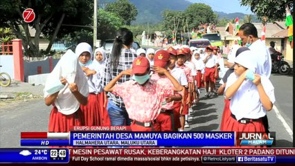 500 Masker Gratis untuk Warga Terdampak Abu Vulkanik