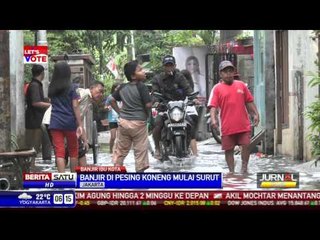 Banjir 1,5 Meter di Pesing Koneng Surut