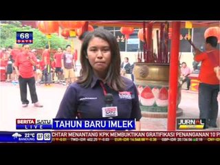 Keramaian Perayaan Imlek di Vihara Dharma Bhakti