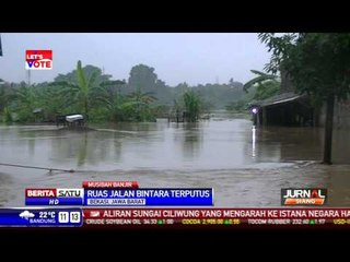 Jalur Penghubung Bekasi-Jakarta Timur Banjir Sepinggang