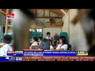 Siswa SDN Tumiyang Menumpang Belajar di Rumah Warga