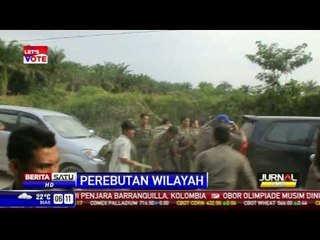 Ratusan Satpol PP Antar Kabupaten di Riau Bentrok