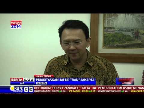 Jalur Busway, Prioritas Perbaikan Jalan Rusak di Jakarta