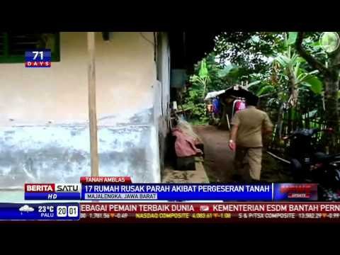 Belasan Rumah Rusak Akibat Tanah Bergeser