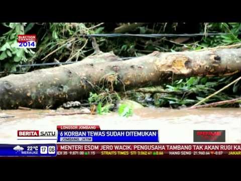 Korban Tewas Longsor Jombang Tercatat 14 Orang