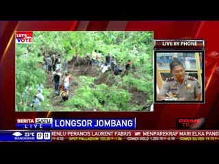 Pencarian Korban Longsor Jombang Dihentikan Sementara