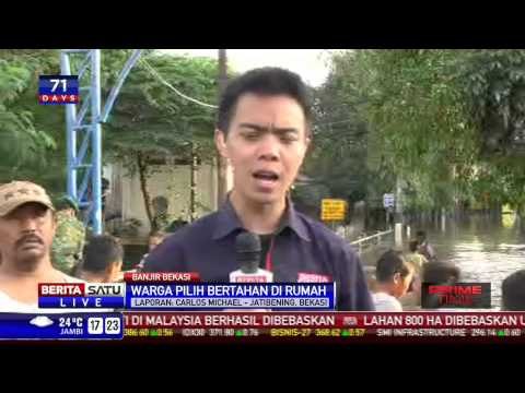 Jalur Jatibening-Pondok Gede Putus Akibat Banjir