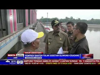 Pemprov Banten Tolak Rencana Sodetan Sungai Ciliwung