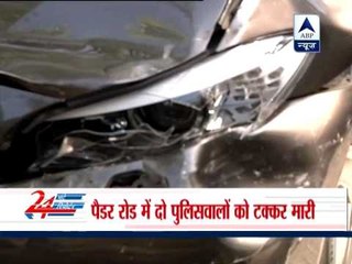 Two constables injured in hit-and-run case in Mumbai