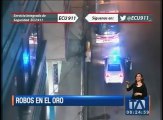 Cámaras del ECU 911 graban impactantes robos en El Oro
