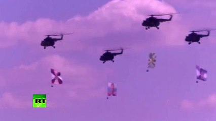 Army Games 2016 Aerobatics show finale at Aviadarts in Russia