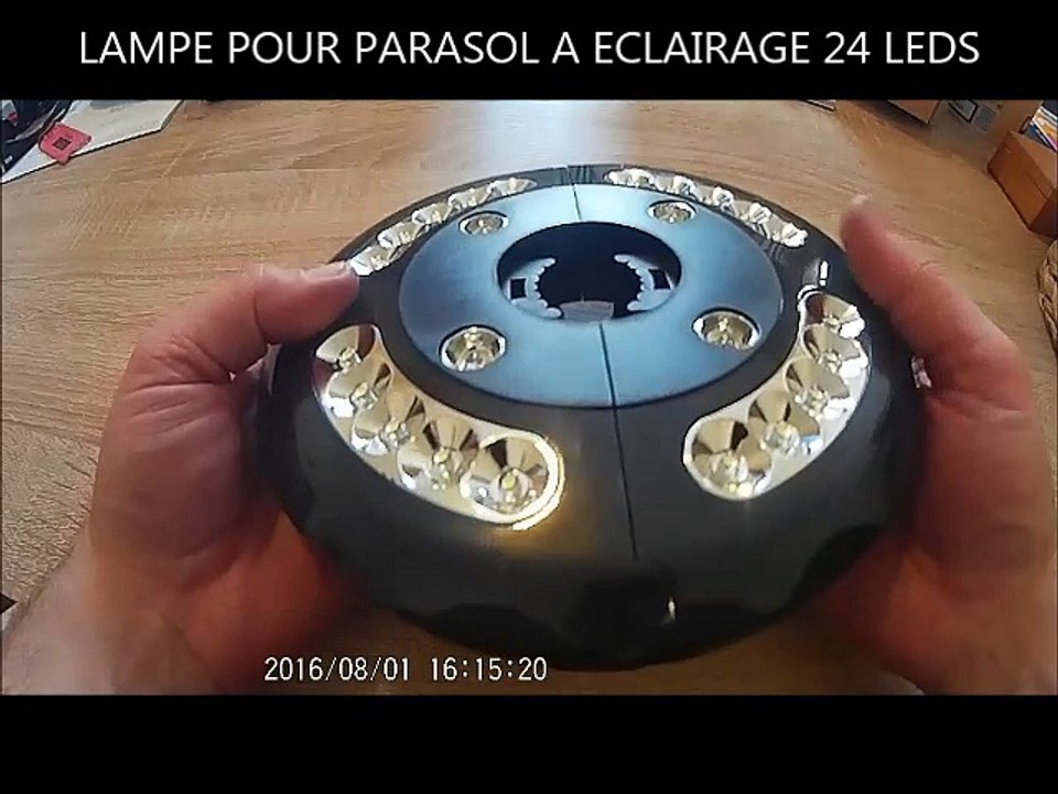 projecteur pour parasol éclairage leds