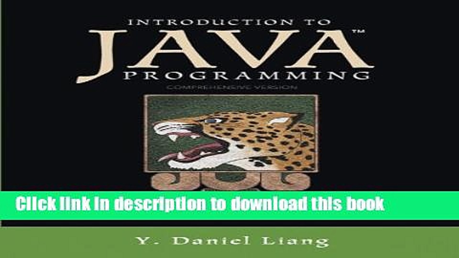 [Popular] Introduction to Java Programming, Comprehensive Version (9th Edition) Hardcover