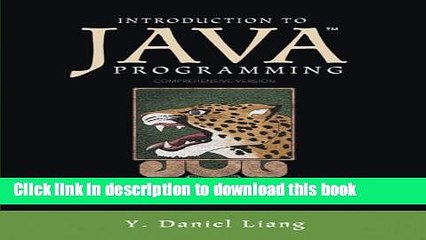 [Popular] Introduction to Java Programming, Comprehensive Version (9th Edition) Hardcover