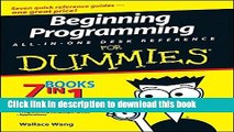 [Popular] Beginning Programming All-In-One Desk Reference For Dummies Hardcover OnlineCollection