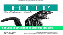 [Popular] HTTP: The Definitive Guide (Definitive Guides) Hardcover OnlineCollection