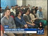 ConQuito ofrece talleres de emprendimiento este mes