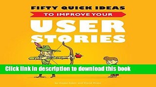[Popular] Fifty Quick Ideas to Improve Your User Stories Hardcover OnlineCollection