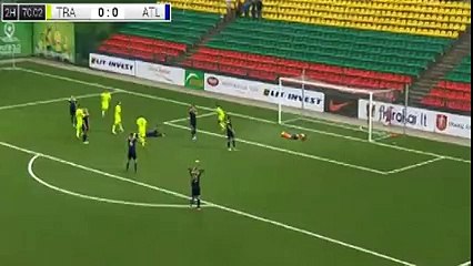 Aleksandr Bychenok Goal HD - Trakai 1-0 Atlantas 10.08.2016