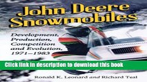 [Popular] John Deere Snowmobiles: Development, Production, Competition and Evolution, 1971-1983