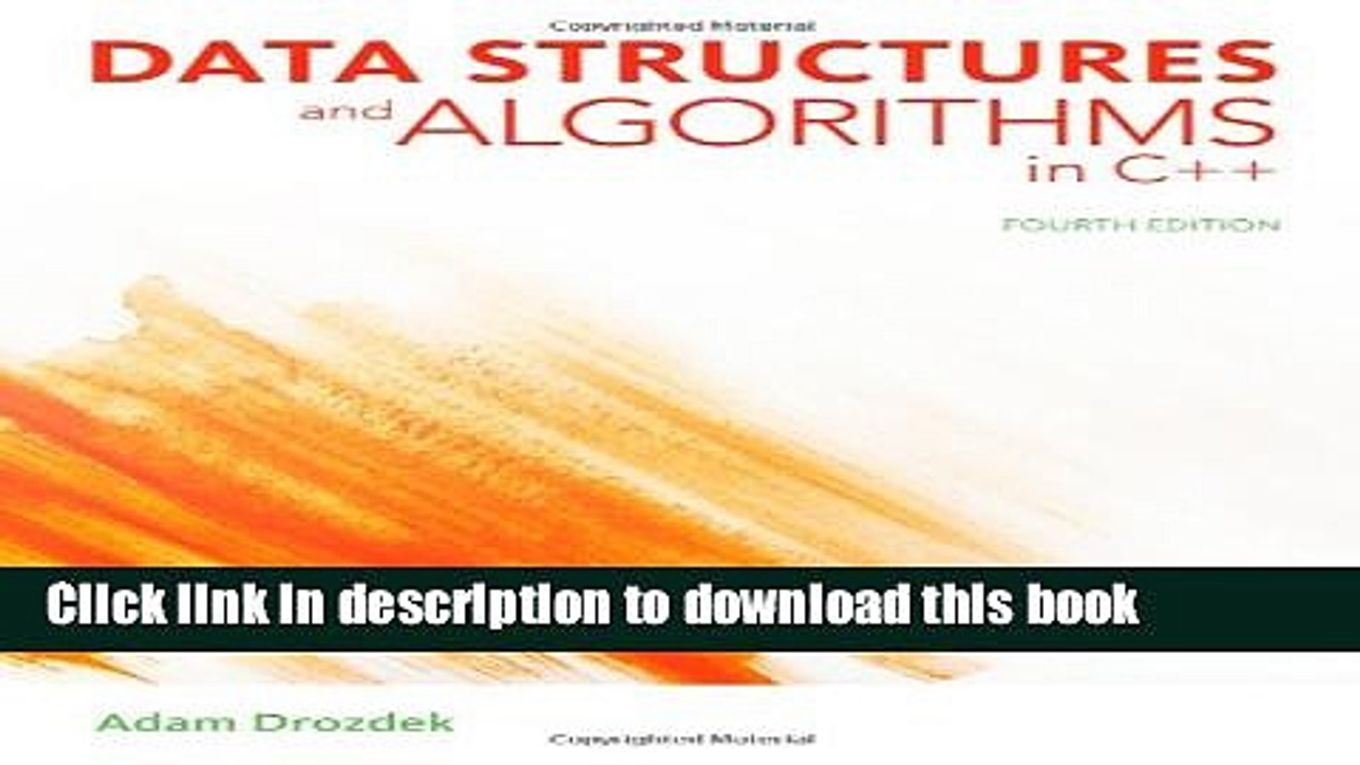 [Popular] Data Structures and Algorithms in C++ Hardcover OnlineCollection