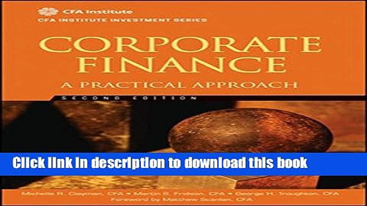 [Download] Corporate Finance: A Practical Approach Kindle Collection