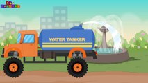 Water tanker for children - Monster trucks for children - Trucks for kids