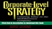 [Popular] Corporate-Level Strategy: Creating Value in the Multibusiness Company Paperback Online